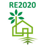 Logo de la nouvelle réglementation environnementale RE2020