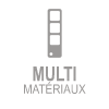 Logo multi-matériaux