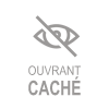 Logo ouvrant caché